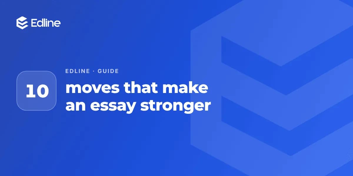 10 techniques that make an essay stronger